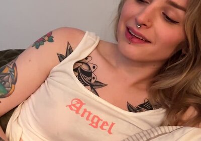 Tiny Tits, Tiny Cock, Huge Dildo