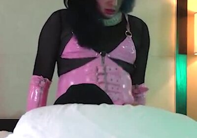 Fucking Trans Woman in Chastity - Compilation 8