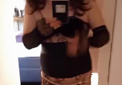 waiting for lover dressing as a slut