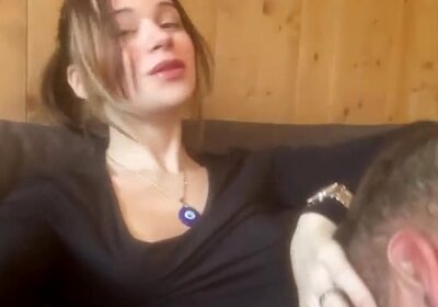 Lucky Dude Sucks Shailoshana's Cock