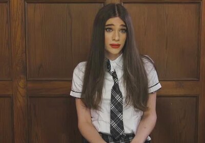 Shemale student anal reamed by principal