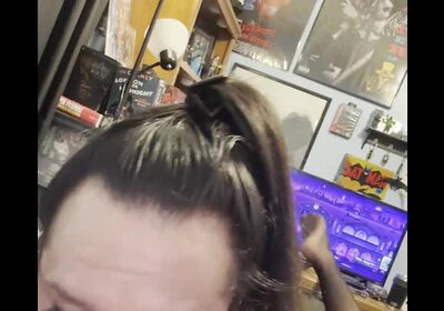 Cum in Mouth (Bianca gives Blowjob)