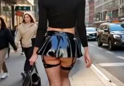 Mini Jupe dans la Rue, de BroOKLynn à ManaThan N.Y VaneSsaBiTCHx