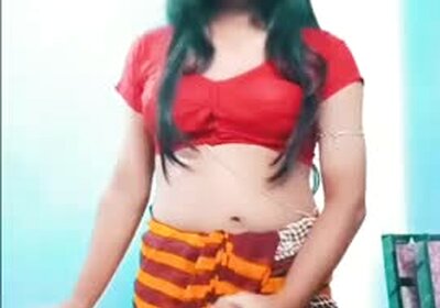 Indian Shemale In Saree Cumshot