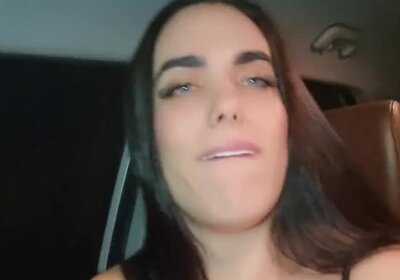 Ts Luana Dias Ended Up Fucking Her Gym Instructor In The Car & Creampied Him