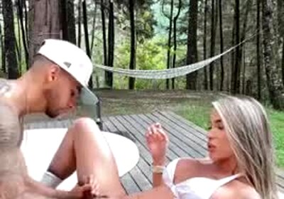 jhenna fucks a guy outdoor