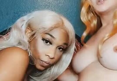 1 strong white shemale fucks 1 skinny black shemale