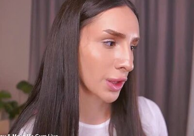 Stunning Tattooed TS Babe Teases her Pecker Part 8