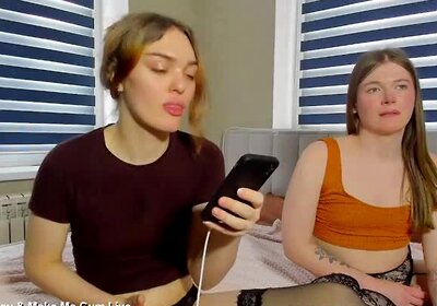 Sexy Shemale in Stockings Teases with Tgirlfriend  Part 8