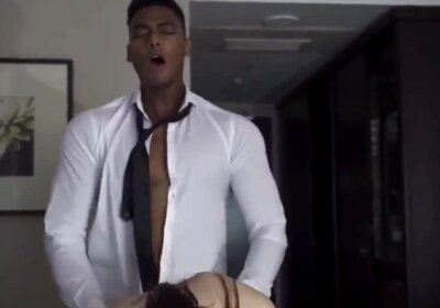 Petite shemale in lingerie analized by bbc meat